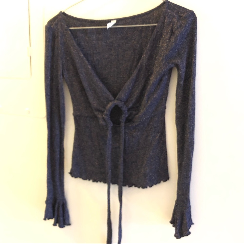 Free people long sleeves  knit Top